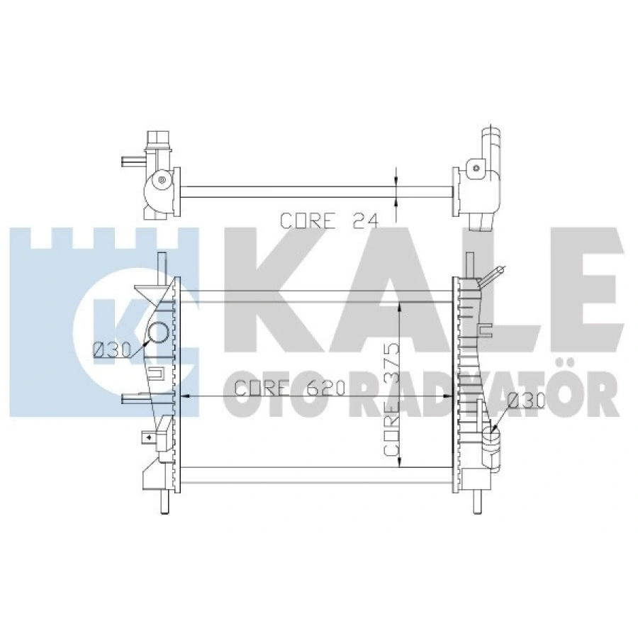 SU RADYATÖRÜ BRAZING KLIMALI MONDEO 2,0 TDCI 02-07