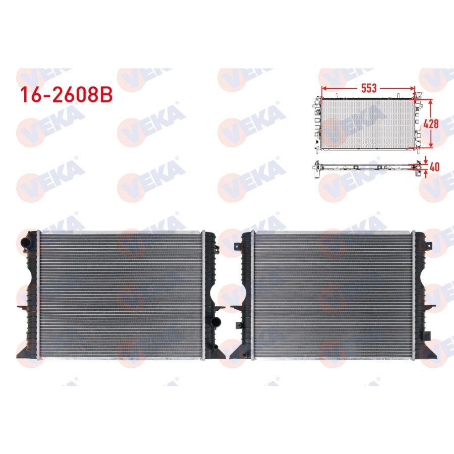 SU RADYATORU BRAZING LAND ROVER DEFENDER 2.4 TD4 M-T 2007-