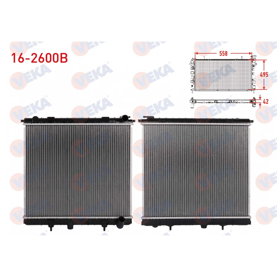 SU RADYATORU BRAZING LAND ROVER RANGE ROVER 4.6 HSE A-T/M-T AC+/- 1995-2002