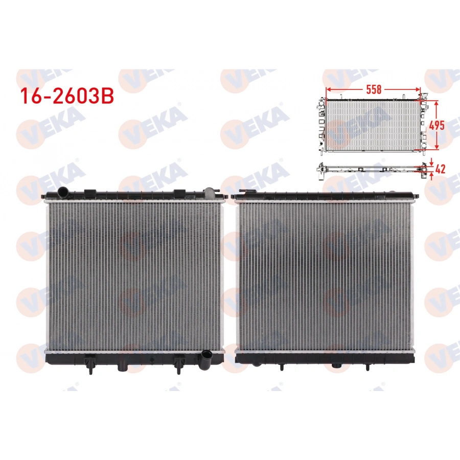 SU RADYATORU BRAZING LAND ROVER RANGE ROVER 4.6i V8 A-T/M-T AC+/- 1994-1998