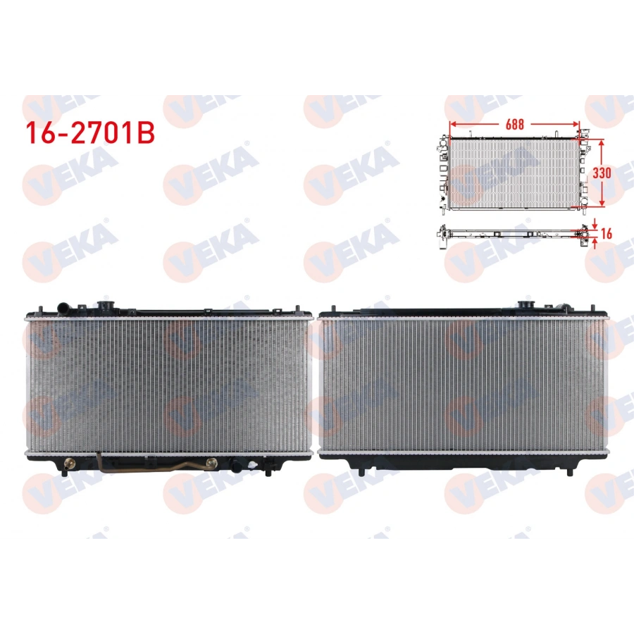 SU RADYATORU BRAZING MAZDA 323 1.5 A-T 1993-1999