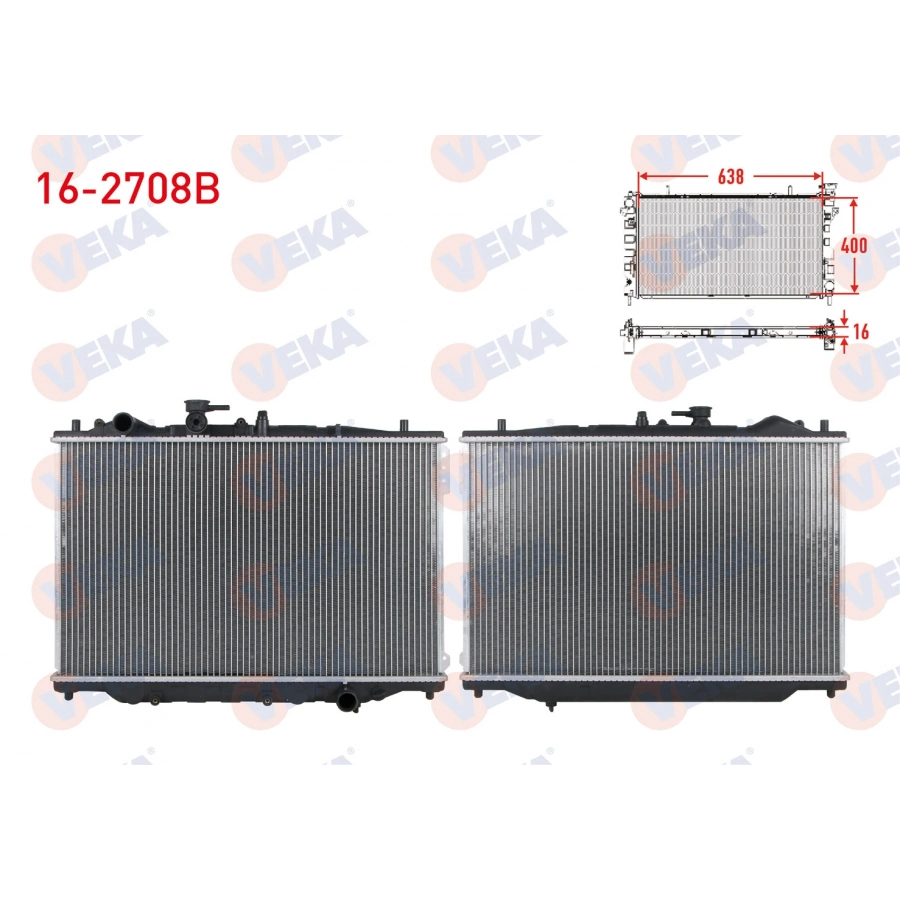 SU RADYATORU BRAZING MAZDA 626 III (GD) 1.8i M-T 1987-1992