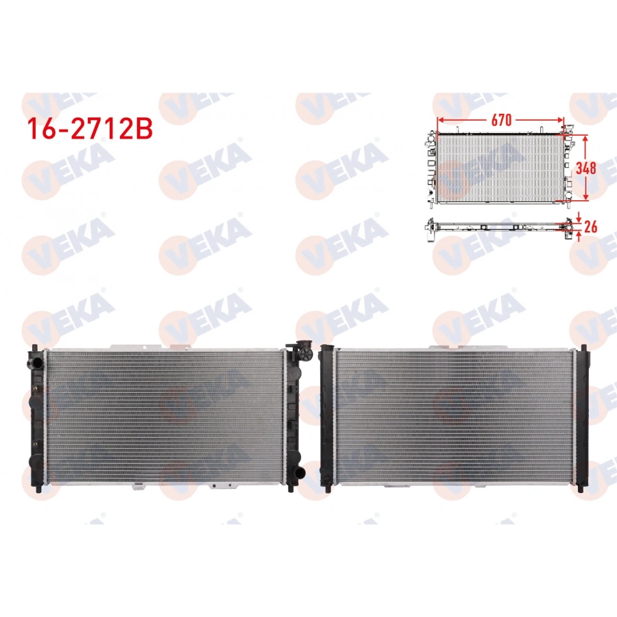 SU RADYATORU BRAZING MAZDA LANTIS 1.6 M-T 1994-