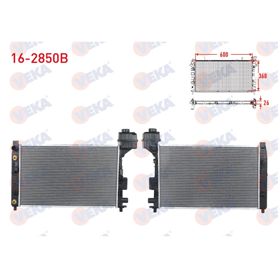 SU RADYATORU BRAZING MERCEDES A SERISI (W168) A 140 - A 160 1997-2004