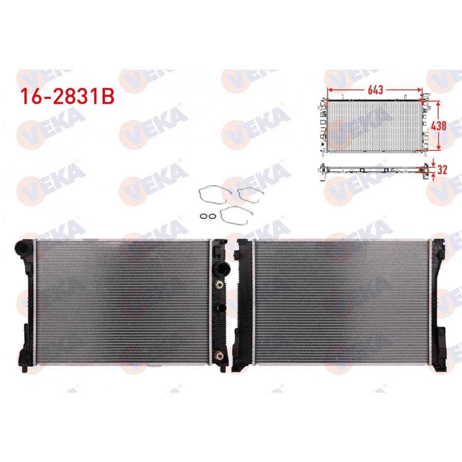 SU RADYATORU BRAZING MERCEDES C CLASS (W204) C 180 A-T AC+/- 2007-2014