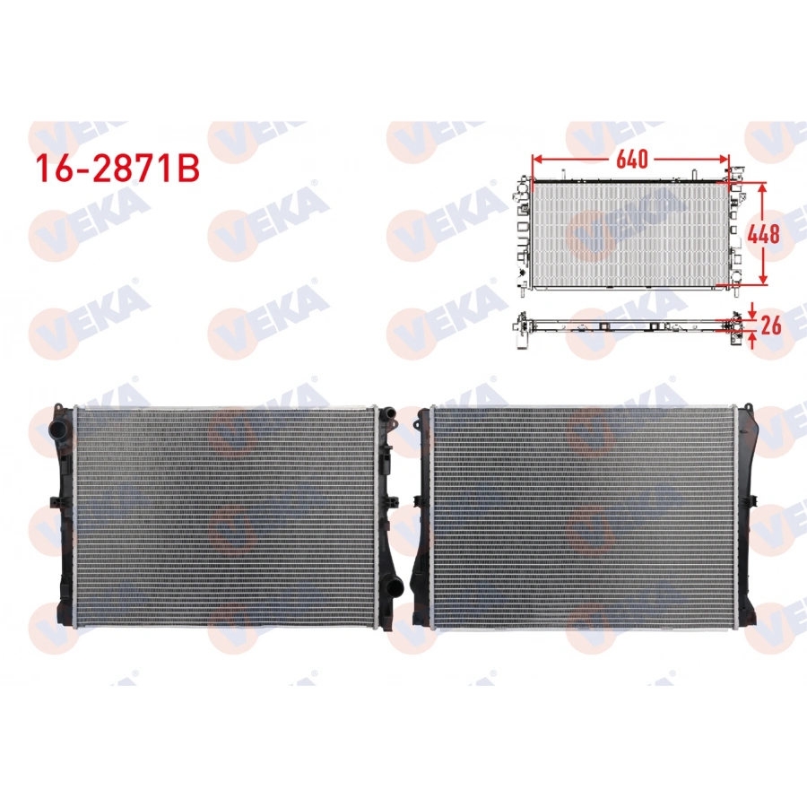 SU RADYATORU BRAZING MERCEDES C SERISI (W205) C200, C300 2018-2021