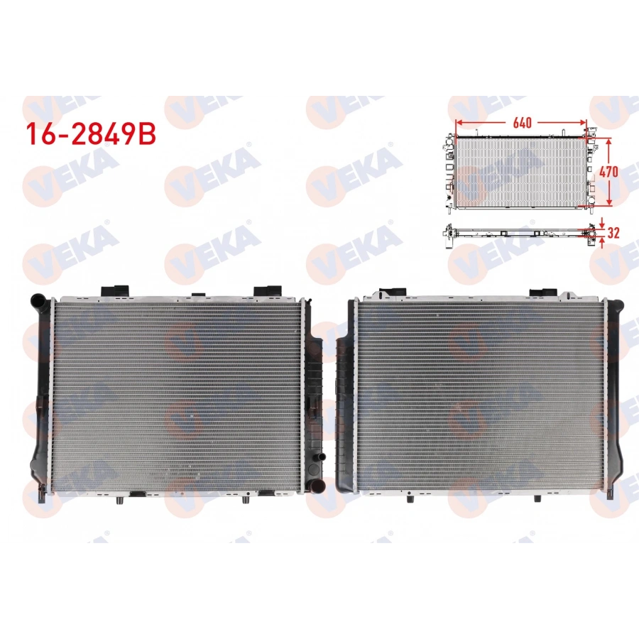 SU RADYATORU BRAZING MERCEDES E SERISI (W210) E 200 M-T AC+/- 1995-2002