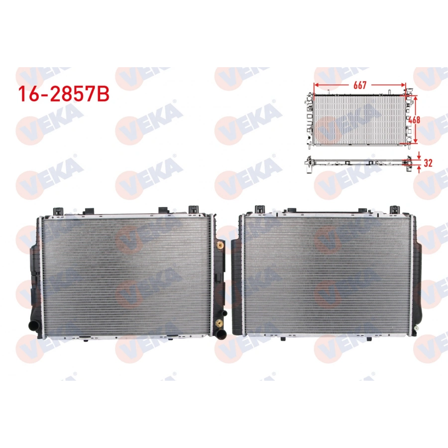 SU RADYATORU BRAZING MERCEDES S SERISI (W140) S 500 - S 600 A-T 1991-1998