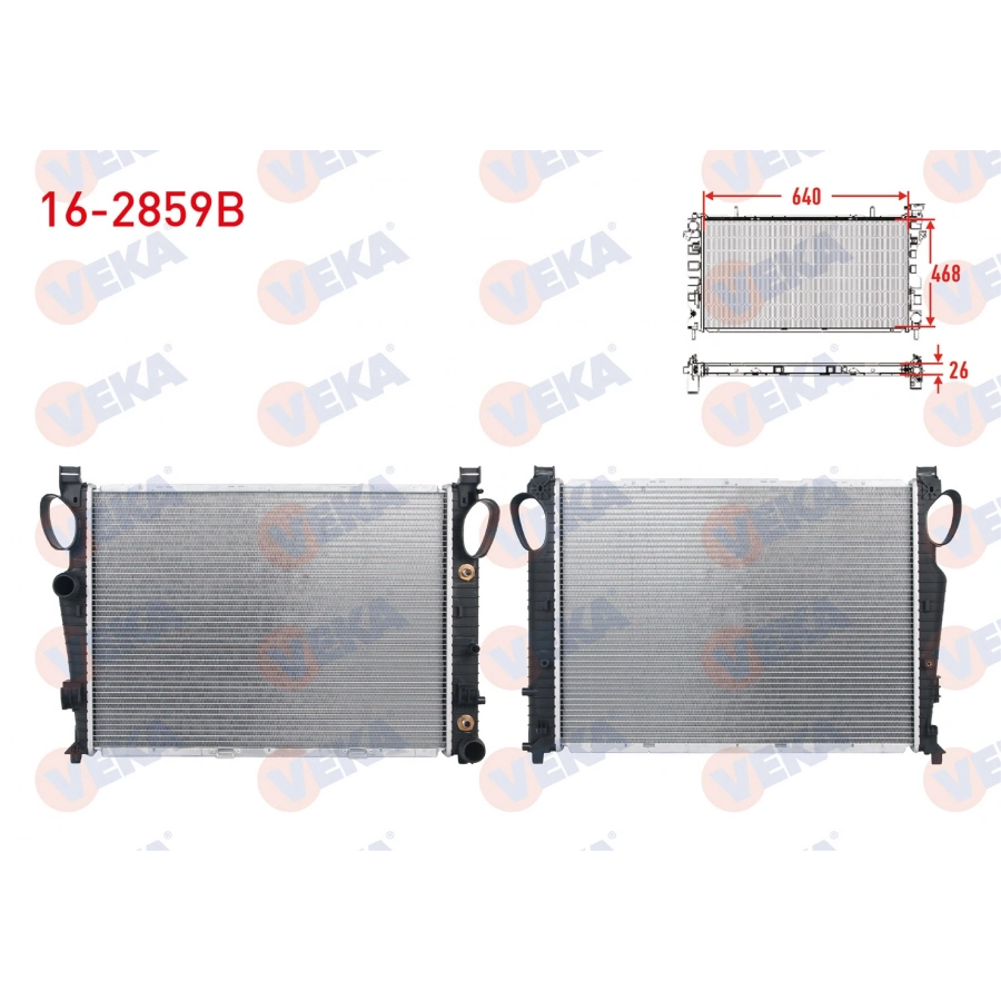 SU RADYATORU BRAZING MERCEDES S SERISI (W220) S 320 - S 350 A-T/M-T 1998-2005