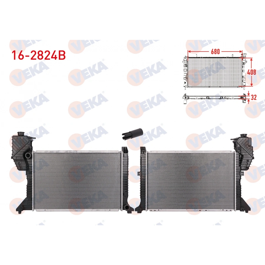 SU RADYATORU BRAZING MERCEDES SPRINTER (901,902) 208 CDI M-T AC+/- 1995-2000 / 212 D M-T 1995-2006/ (903) 308 D - 312 D M-T 1995-2006/ (904) 408 D - 410 D - 412 D M-T 1995-2006
