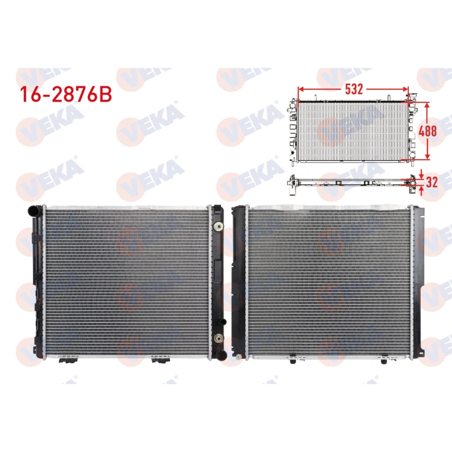 SU RADYATORU BRAZING MERCEDES W124 200 D