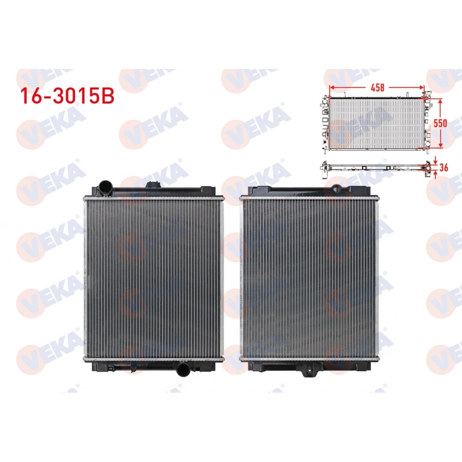 SU RADYATORU BRAZING MITSUBISHI CANTER 3.3 D M-T 3.5 TON TEK TEKER 2005-2010