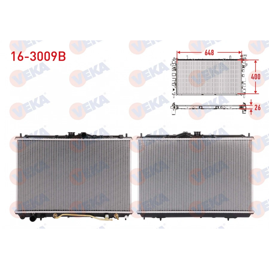 SU RADYATORU BRAZING MITSUBISHI CARISMA (DA) 1.6 A-T 1995-2006