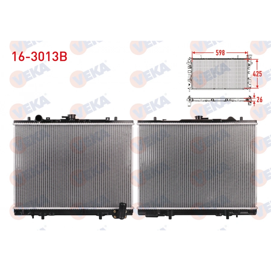 SU RADYATORU BRAZING MITSUBISHI L 200 2.5 TD A-T 1996-2006