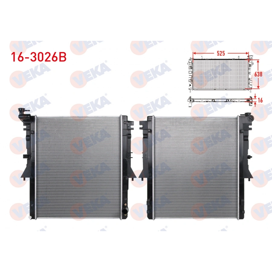 SU RADYATORU BRAZING MITSUBISHI L 200 (KJ_,KK_,KL_) 2.4 DI-D M-T 2015-