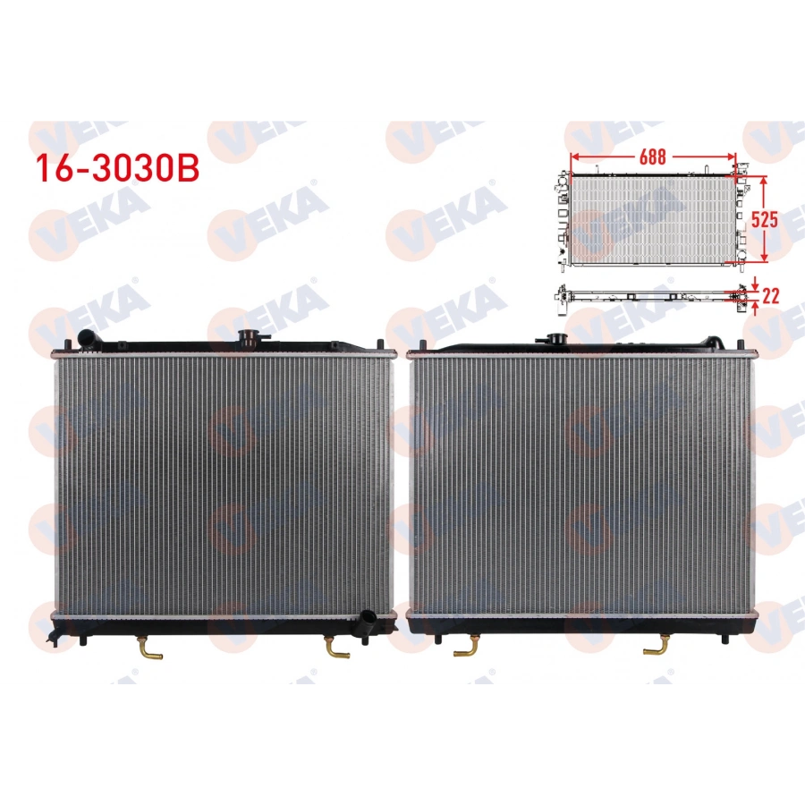 SU RADYATORU BRAZING MITSUBISHI PAJERO 3.2DI - 2.5 TDI A-T 2000-2006