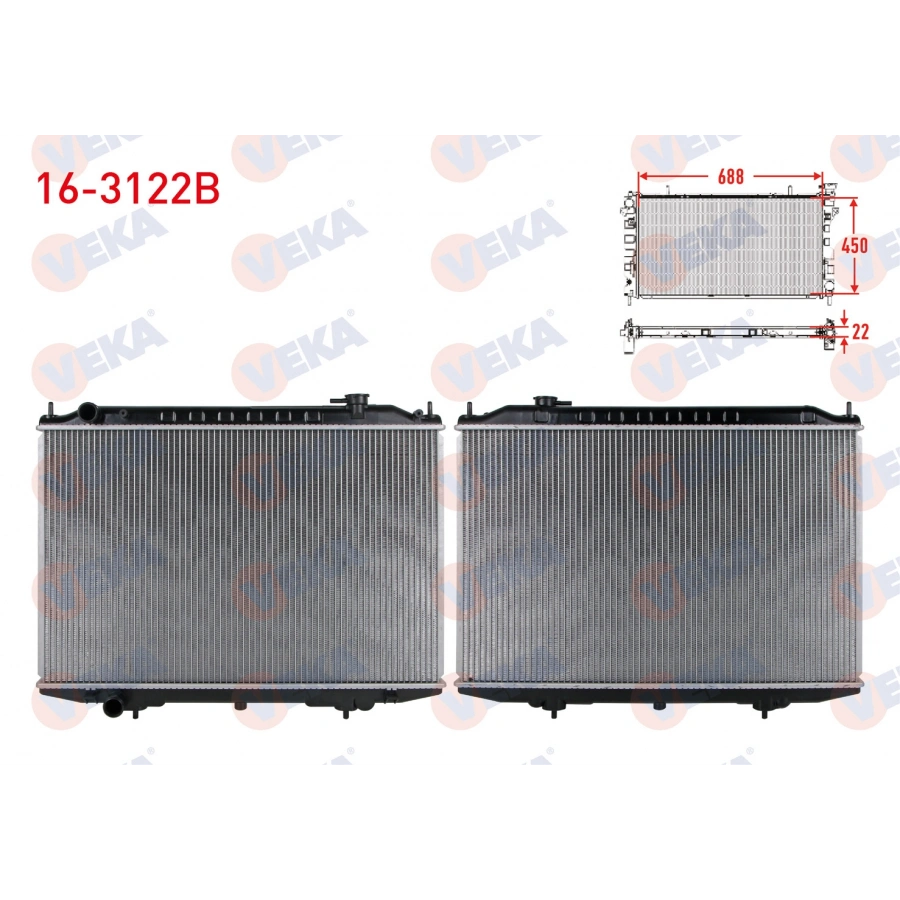 SU RADYATORU BRAZING NISSAN PICK UP (D22) 2.5 DI M-T 2005-