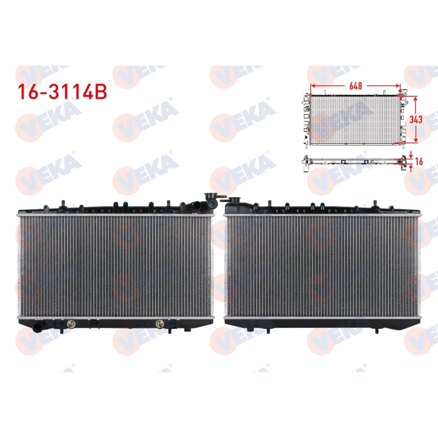 SU RADYATORU BRAZING NISSAN PRIMERA 1.6 P10 A-T 1990-1996