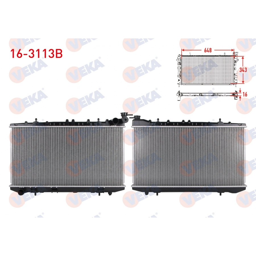 SU RADYATORU BRAZING NISSAN PRIMERA 1.6 P10 A-T 1990-1996
