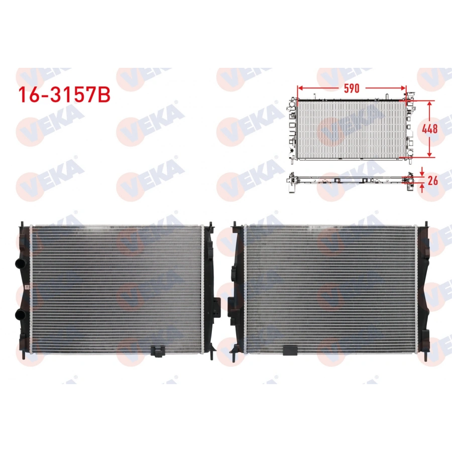 SU RADYATORU BRAZING NISSAN QASHQAI 1.6 DCi 2007-