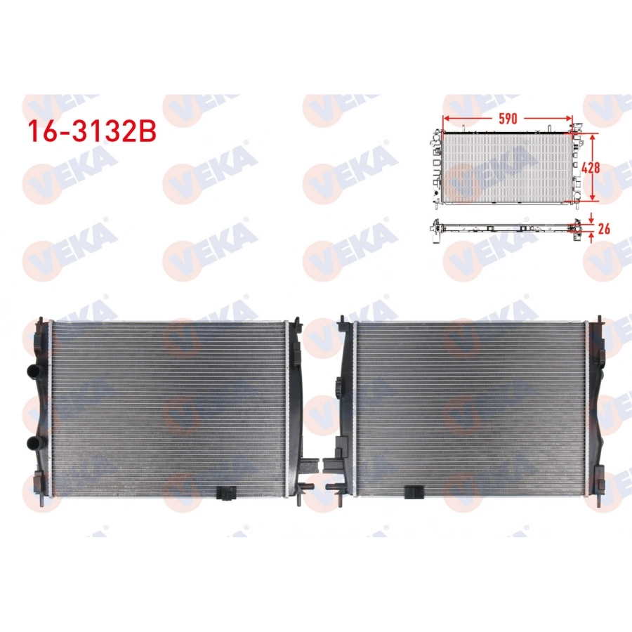 SU RADYATORU BRAZING NISSAN QASHQAI (J10) 1.5 DCI M-T 2007-2014