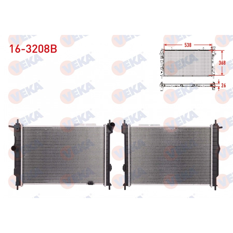 SU RADYATORU BRAZING OPEL ASTRA F 1.7 D M-T 1991-1998