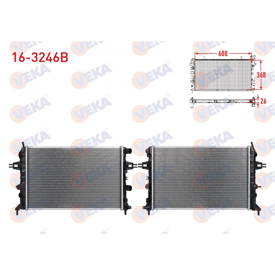 SU RADYATORU BRAZING OPEL ASTRA G (F69) 1.2 16v M-T AC+ 1998-2005