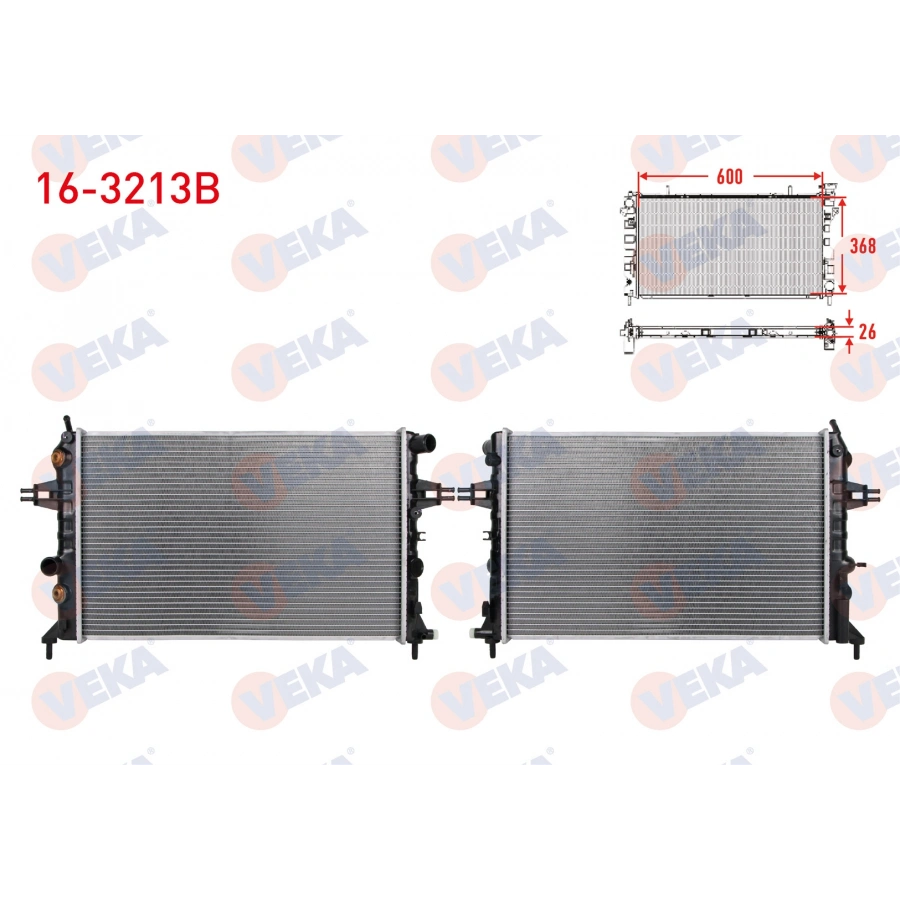 SU RADYATORU BRAZING OPEL ASTRA G (F69) 1.4i 16V A-T 1998-2005