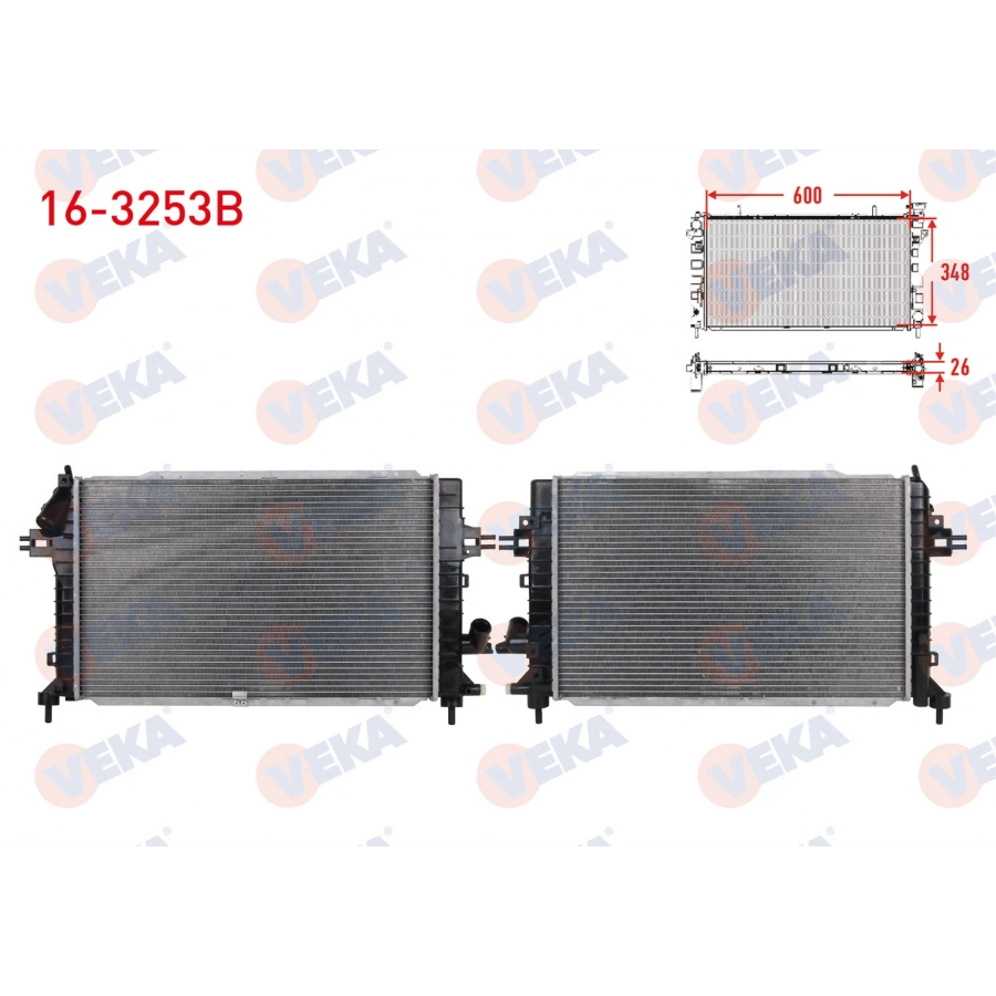 SU RADYATORU BRAZING OPEL ASTRA H 1.3 CDTI M-T 2004-