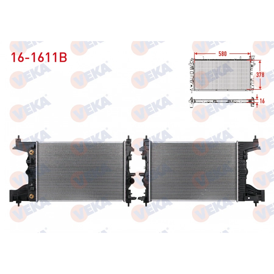 SU RADYATORU BRAZING OPEL ASTRA J 1.6i A-T 2009-2016