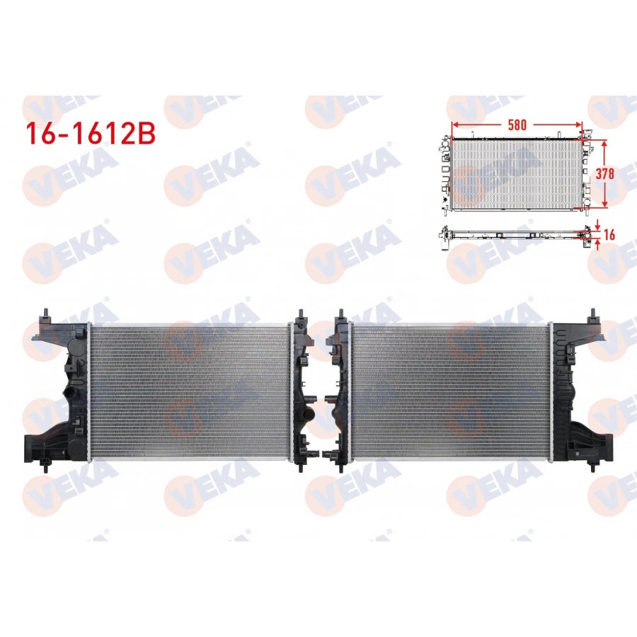 SU RADYATORU BRAZING OPEL ASTRA J 1.6i M-T 2009-2016