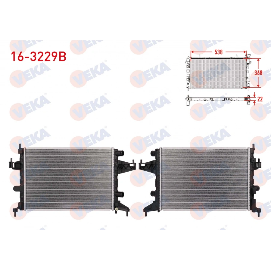SU RADYATORU BRAZING OPEL CORSA C 1.0i 12v M-T 2000-2006