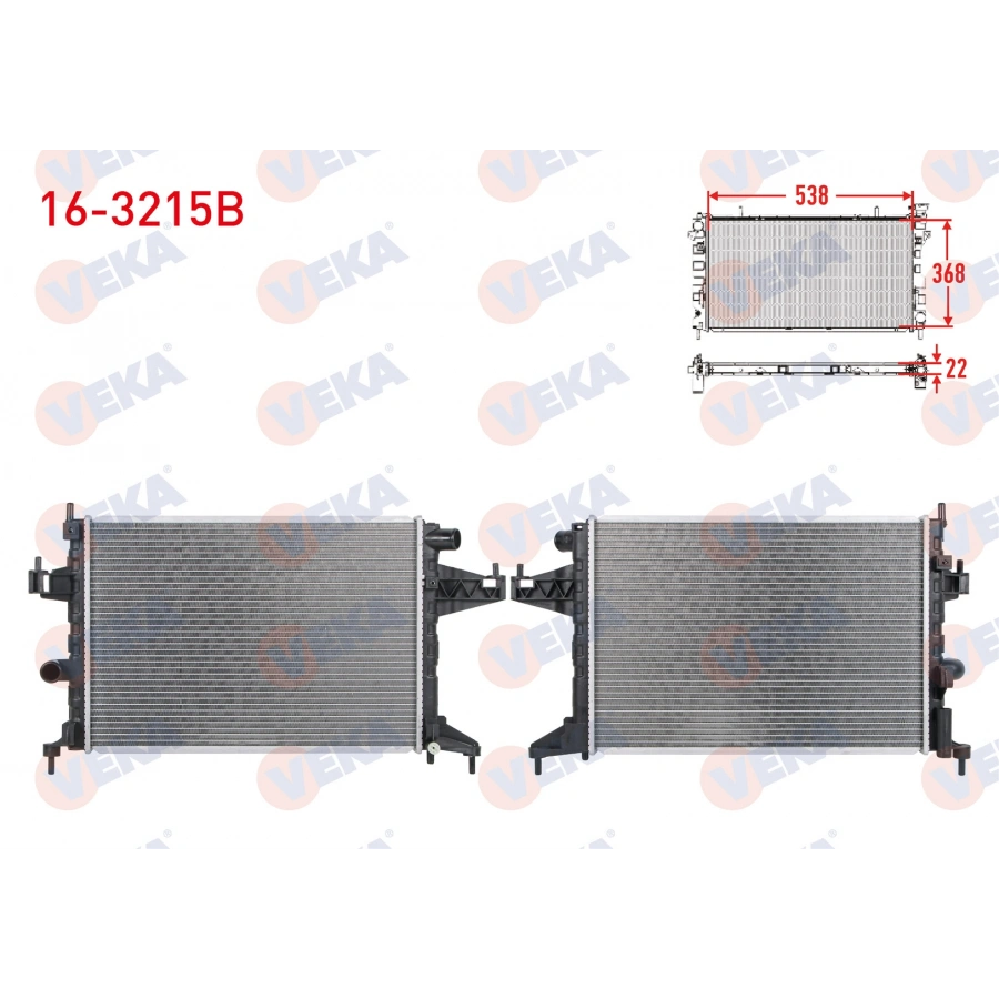 SU RADYATORU BRAZING OPEL CORSA C 1.4 M-T 2000-2006