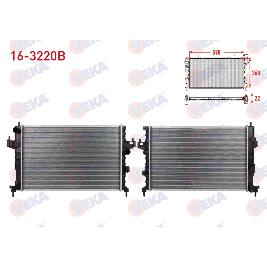 SU RADYATORU BRAZING OPEL CORSA C 1.7 DTI M-T 2000-2006