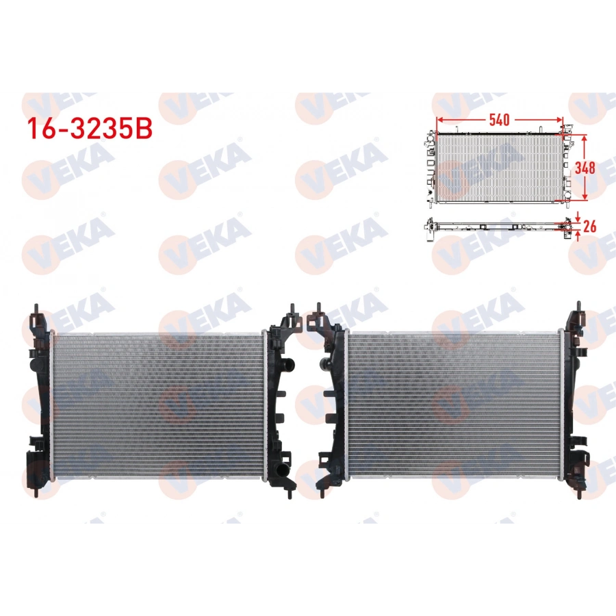 SU RADYATORU BRAZING OPEL CORSA D 1.4 (XEP) M-T 2006-2014