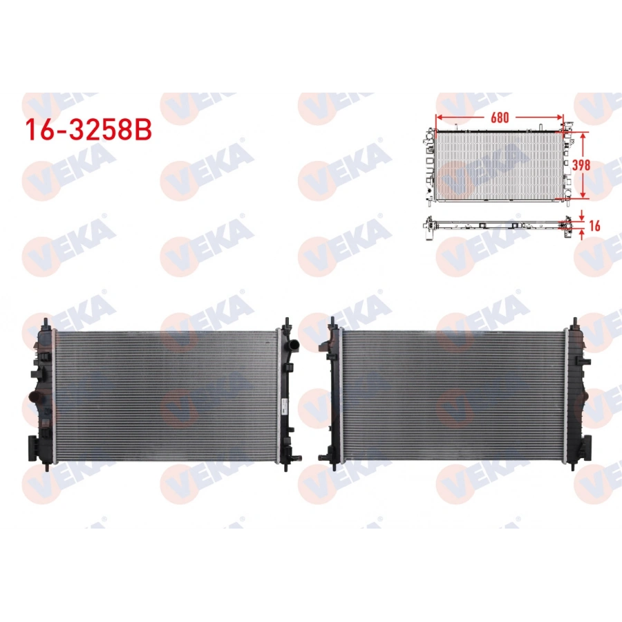 SU RADYATORU BRAZING OPEL INSIGNIA 2.0 T M-T AC+ 2008-