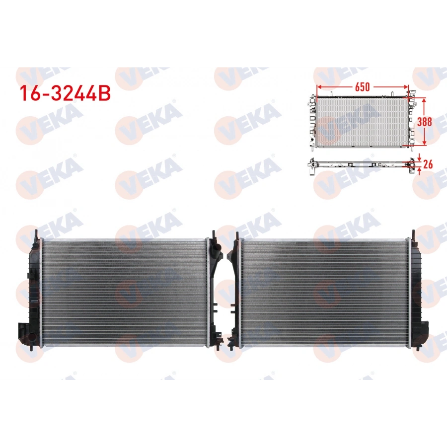 SU RADYATORU BRAZING OPEL VECTRA C 2.0 DTI M-T 2002-2008