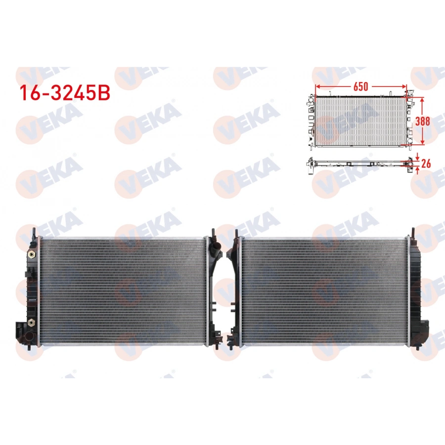 SU RADYATORU BRAZING OPEL VECTRA C 2.2 16v A-T 2002-2008