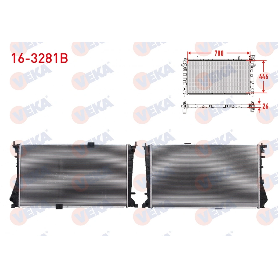SU RADYATORU BRAZING OPEL VIVARO A 2.0 CDTI 2002- / RENAULT TRAFIC II 2.0 DCI 2001-2014