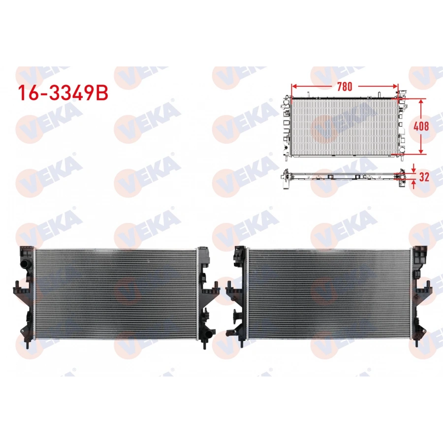 SU RADYATORU BRAZING PEUGEOT BOXER 2.0 2015- / CITROEN JUMPER 2.0 BlueHDi 2015- / M-T