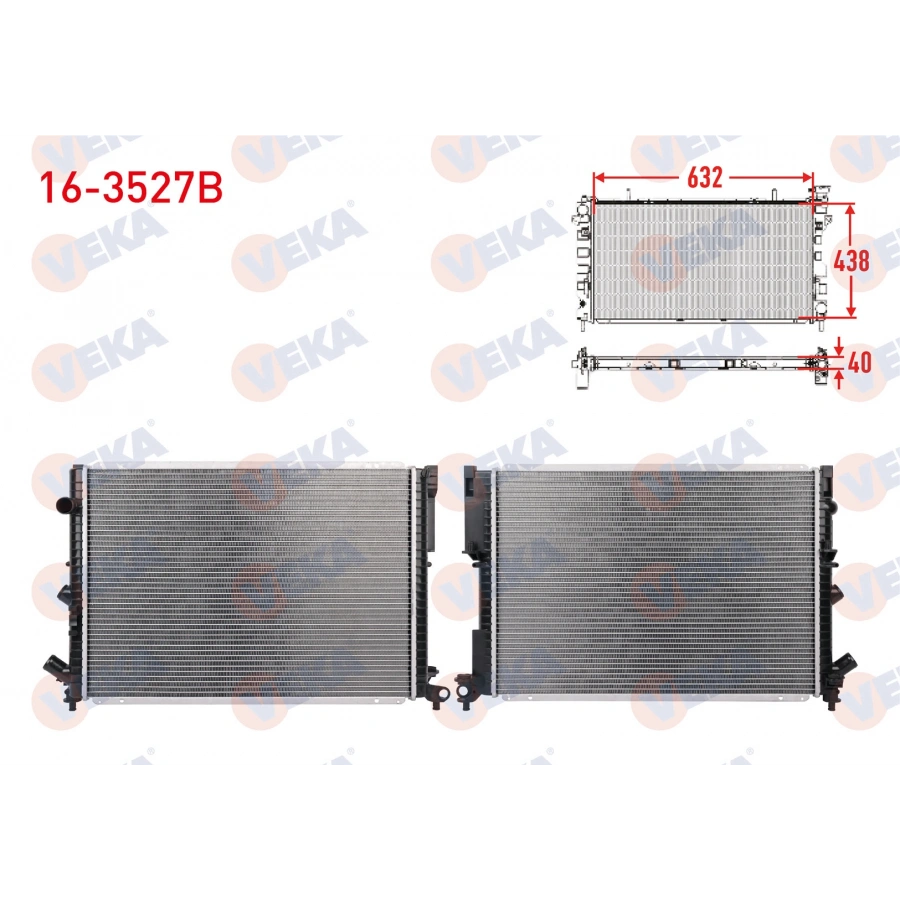 SU RADYATORU BRAZING RENAULT LAGUNA I (B56,556) 1.8i M-T 1993-2001