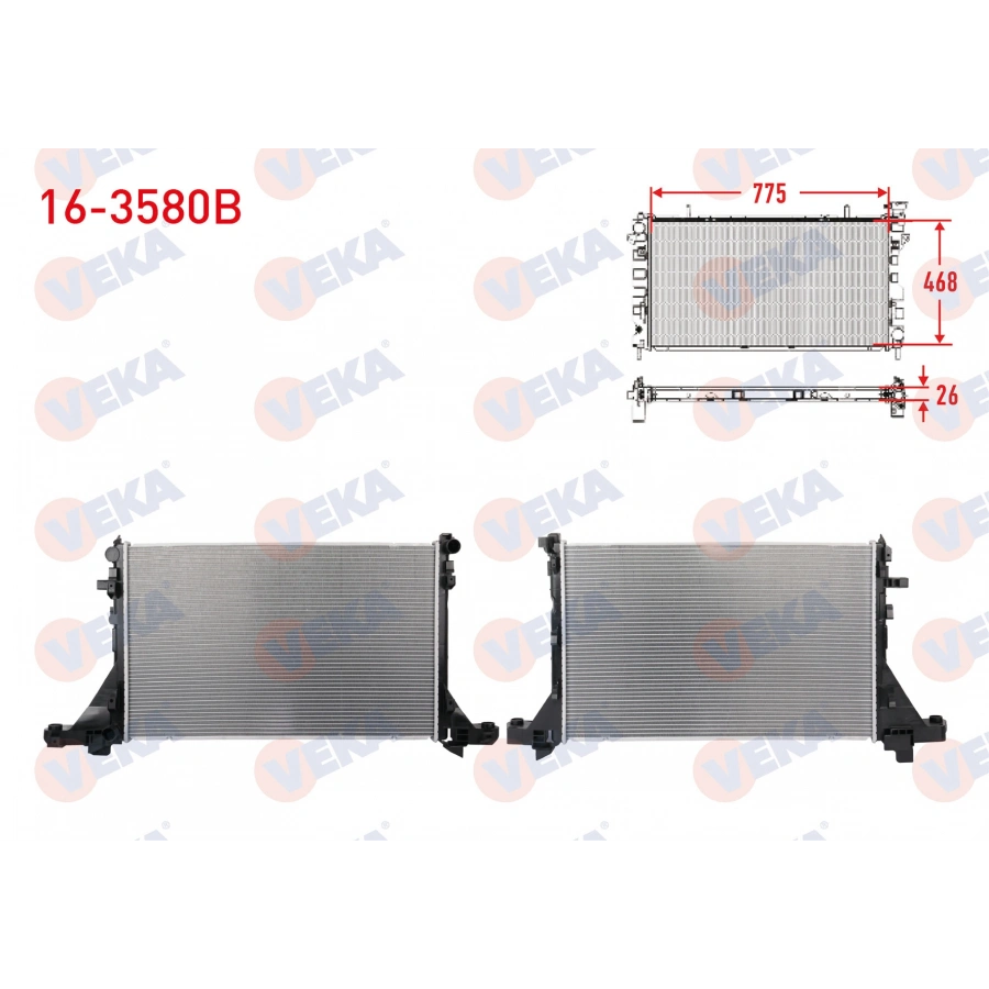 SU RADYATORU BRAZING RENAULT MASTER III EURO 6 150 BG 2.3 M9T