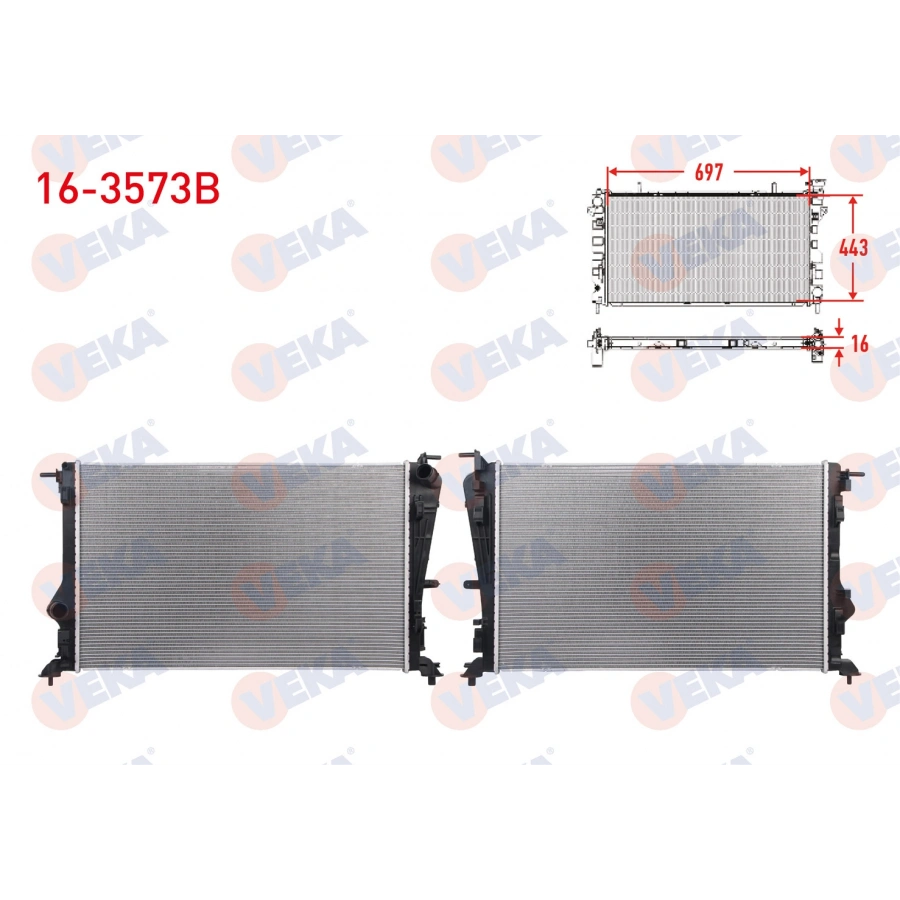 SU RADYATORU BRAZING RENAULT MEGANE IV 1.5 DCI EURO 6 2016-
