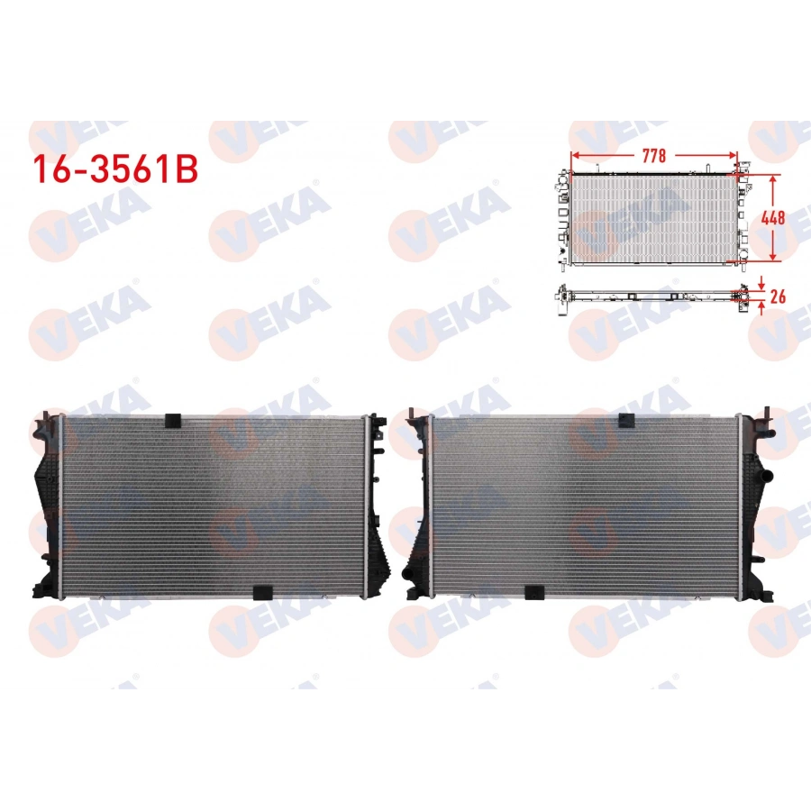 SU RADYATORU BRAZING RENAULT TRAFIC II (FL) 2.0 DCI M-T AC+/- 2006-2014