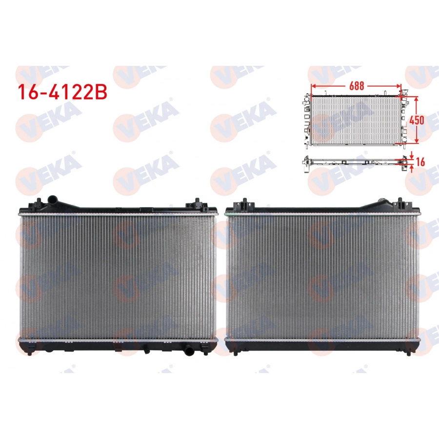 SU RADYATORU BRAZING SUZUKI GRAND VITARA II (JT) 1.6 VVT-I M-T 2005-