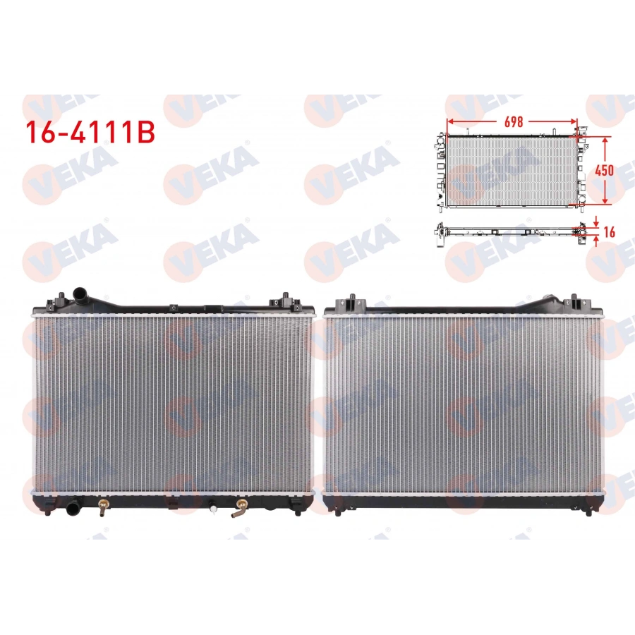 SU RADYATORU BRAZING SUZUKI GRAND VITARA II (JT) 2.0i A-T 2005-
