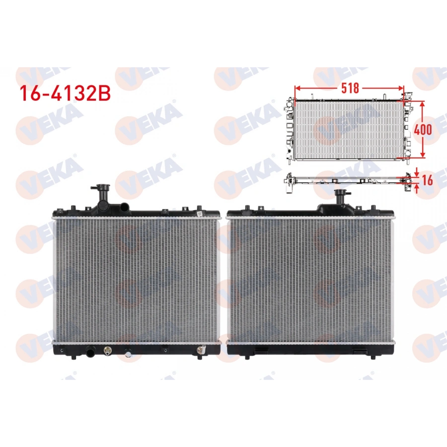 SU RADYATORU BRAZING SUZUKI SWIFT IV 1.2, 1.3 DDIS 2010-