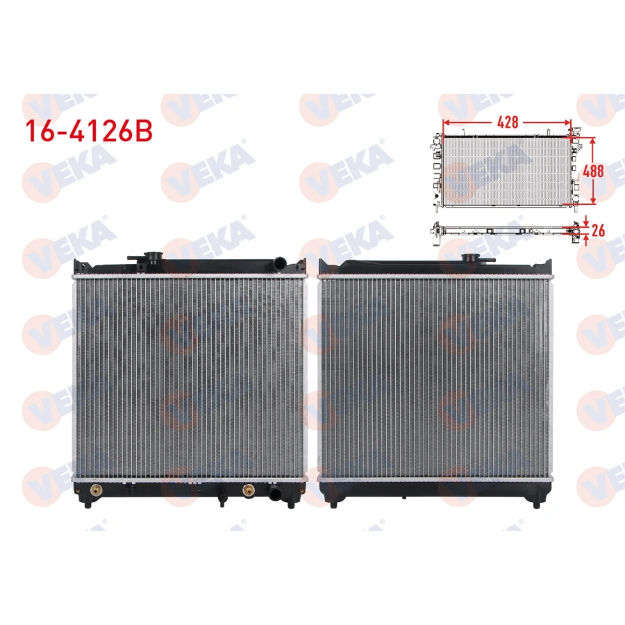 SU RADYATORU BRAZING SUZUKI VITARA (ET,TA) 1.6i 16v M-T 1988-1999