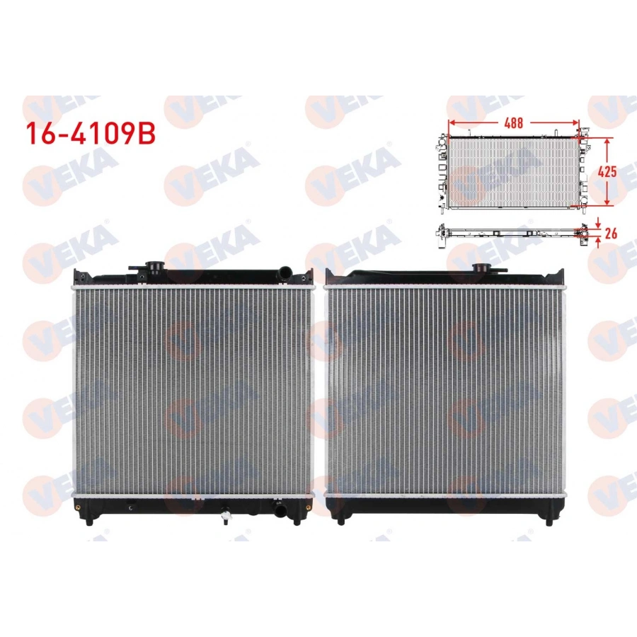 SU RADYATORU BRAZING SUZUKI VITARA (ET,TA) 1.6i 16v M-T 1988-1999