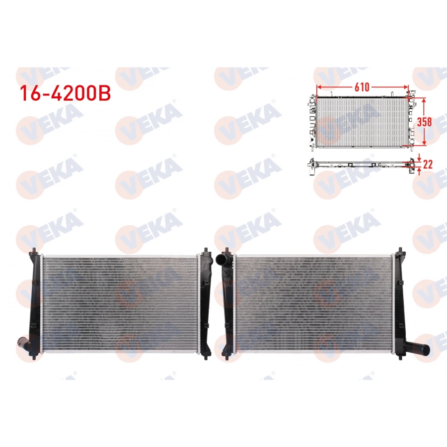 SU RADYATORU BRAZING TATA INDICA (40_V2) 1.4 D 1998-2003